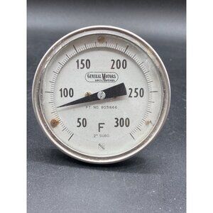 General Motors Railroad Locomotive Temperature Gauge Vintage